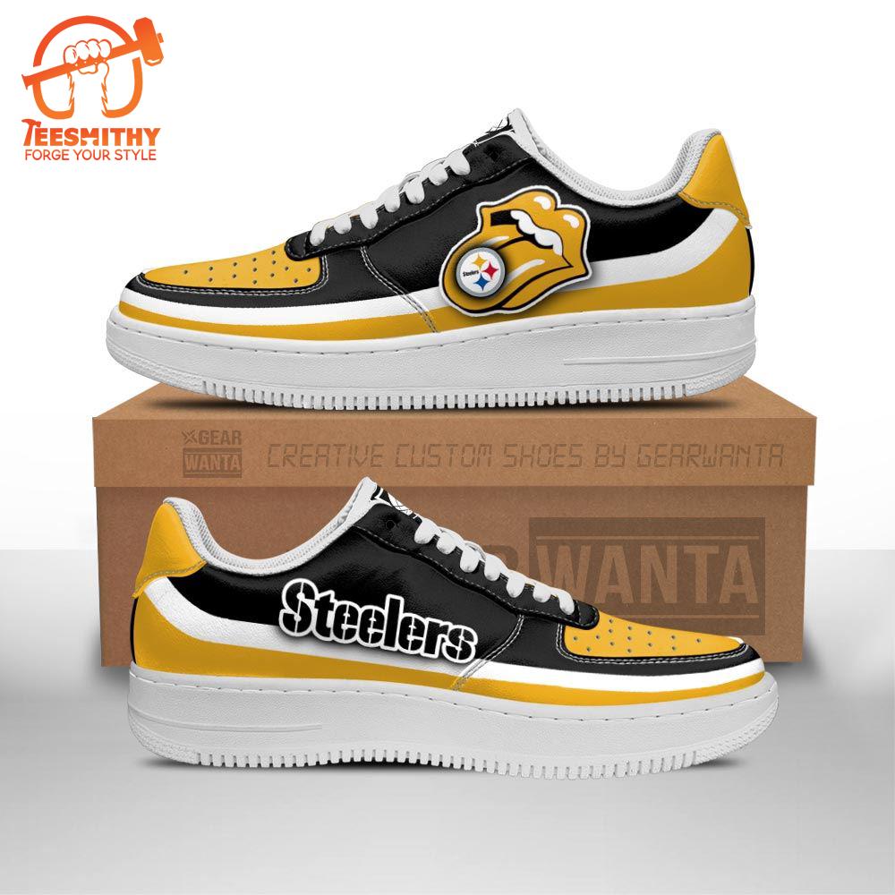 Pittsburgh Steelers Air Sneakers Custom Force Shoes Sexy Lips For Fans  Gift For Christmas