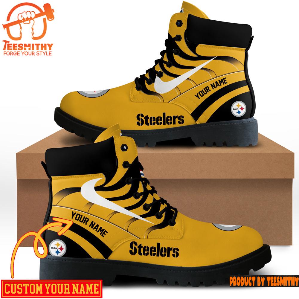 Pittsburgh Steelers Custom Boots Shoes Idea Gift For Fan