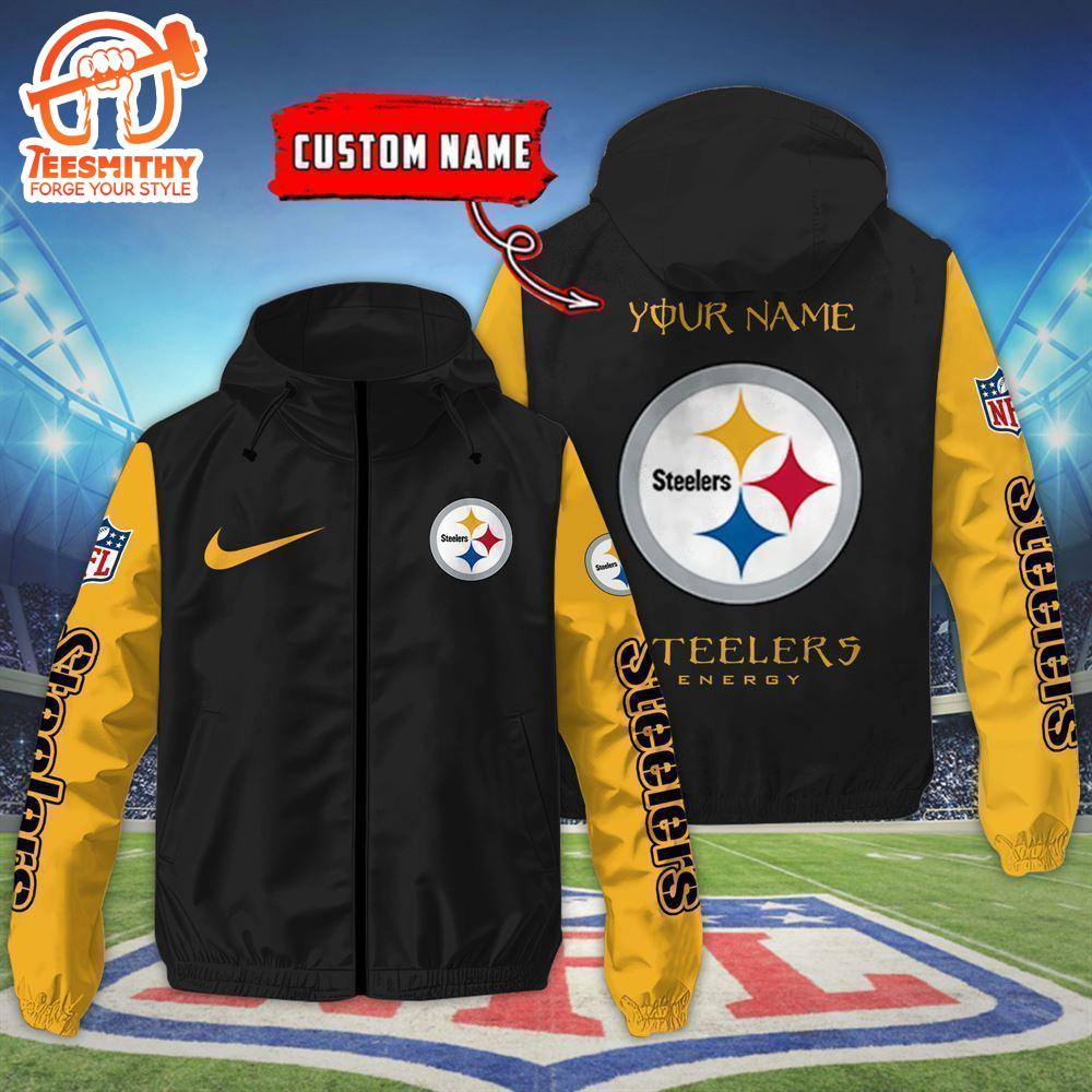 Pittsburgh Steelers Custom Name Outdoor Jacket