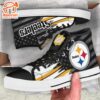 Pittsburgh Steelers High Top Shoes Custom American Flag Sneakers