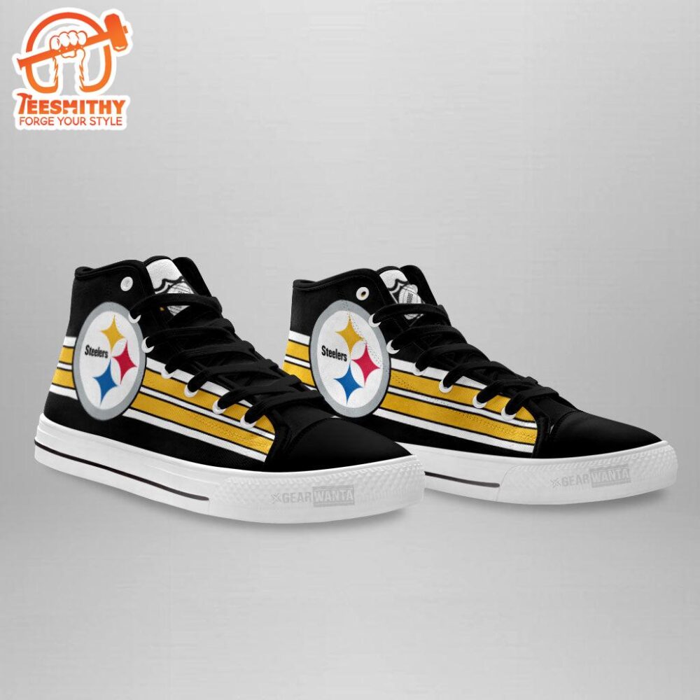 Pittsburgh Steelers High Top Shoes Custom