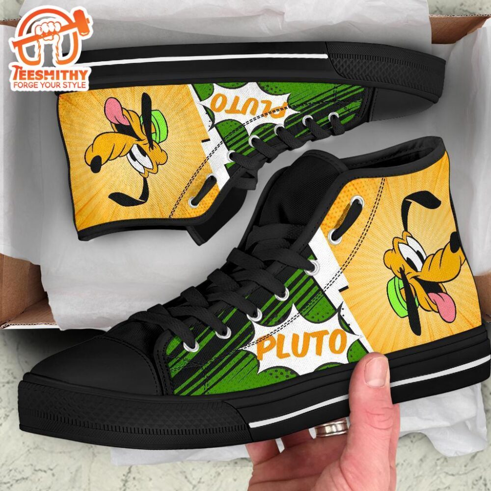 Pluto High Top Shoes Fan