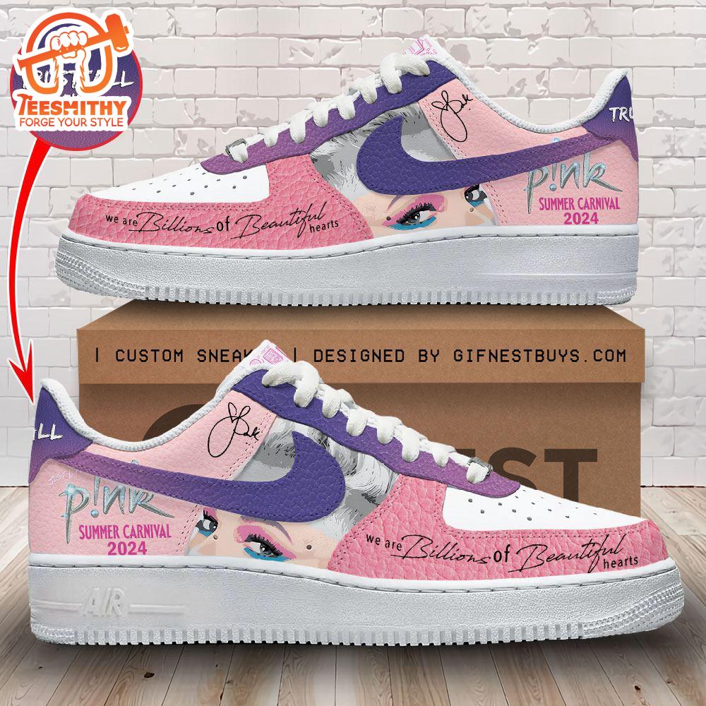 P!Nk Air Force 1 Sneaker Gift For Christmas