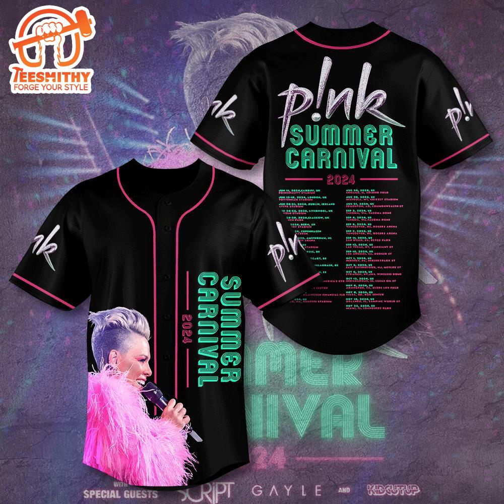 P!nk Baseball Jersey Gift For Fan