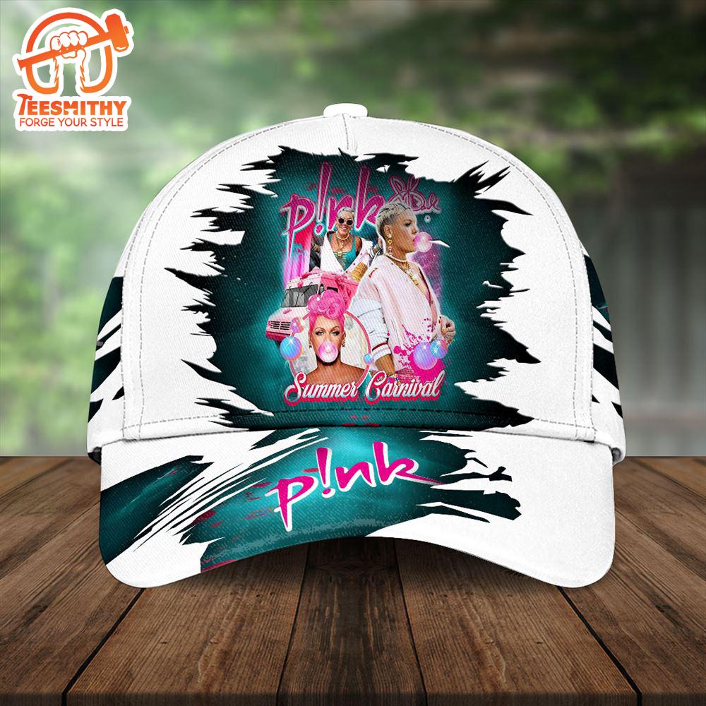 P!NK Classic Cap Hat 3D For Women And Men