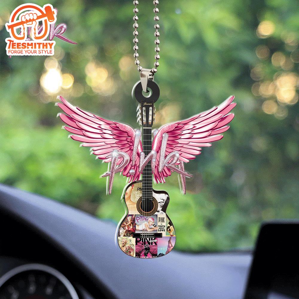 P!nk Custom Shape 2-sided Acrylic Car Ornament