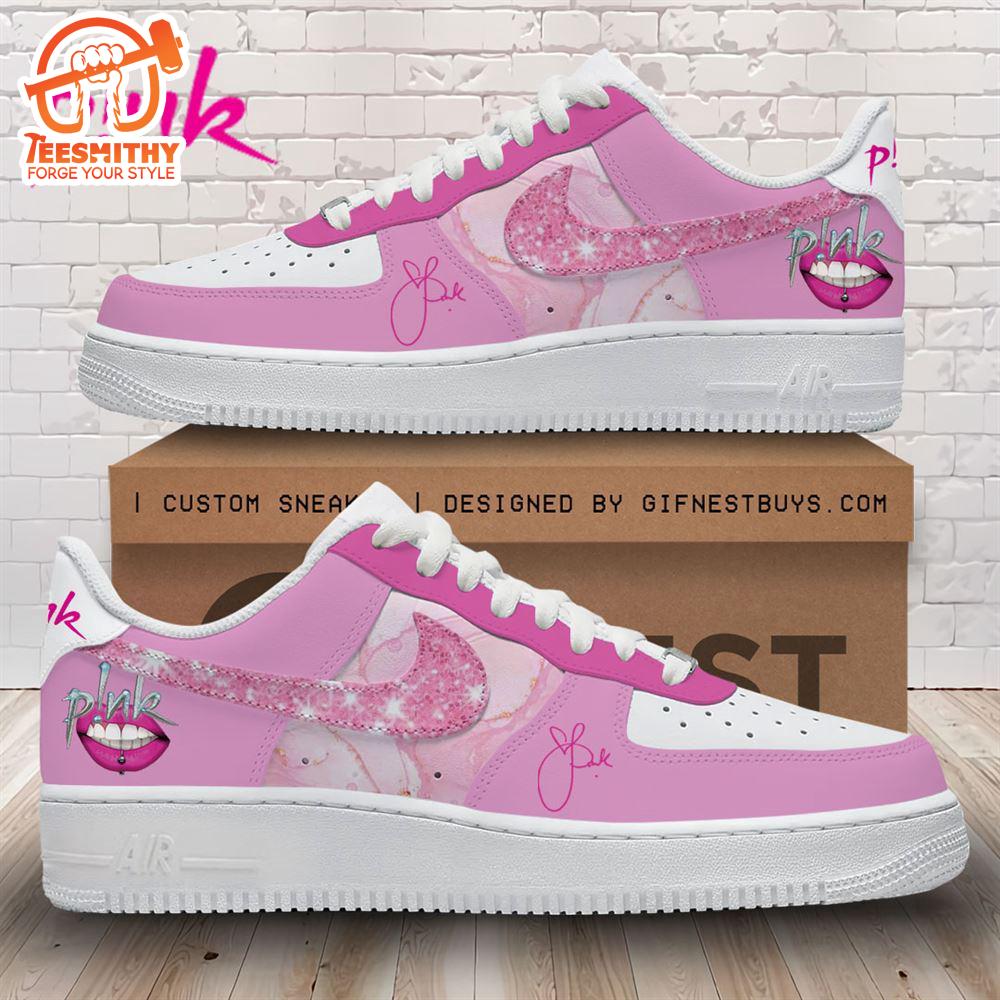 P!Nk Music Air Force 1 Shoes