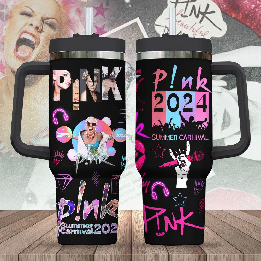 P!nk Summer 2024 Carnival 40oz Stanley Tumbler