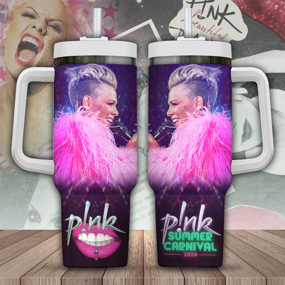 P!nk Summer Carnival 40oz Stanley Tumbler