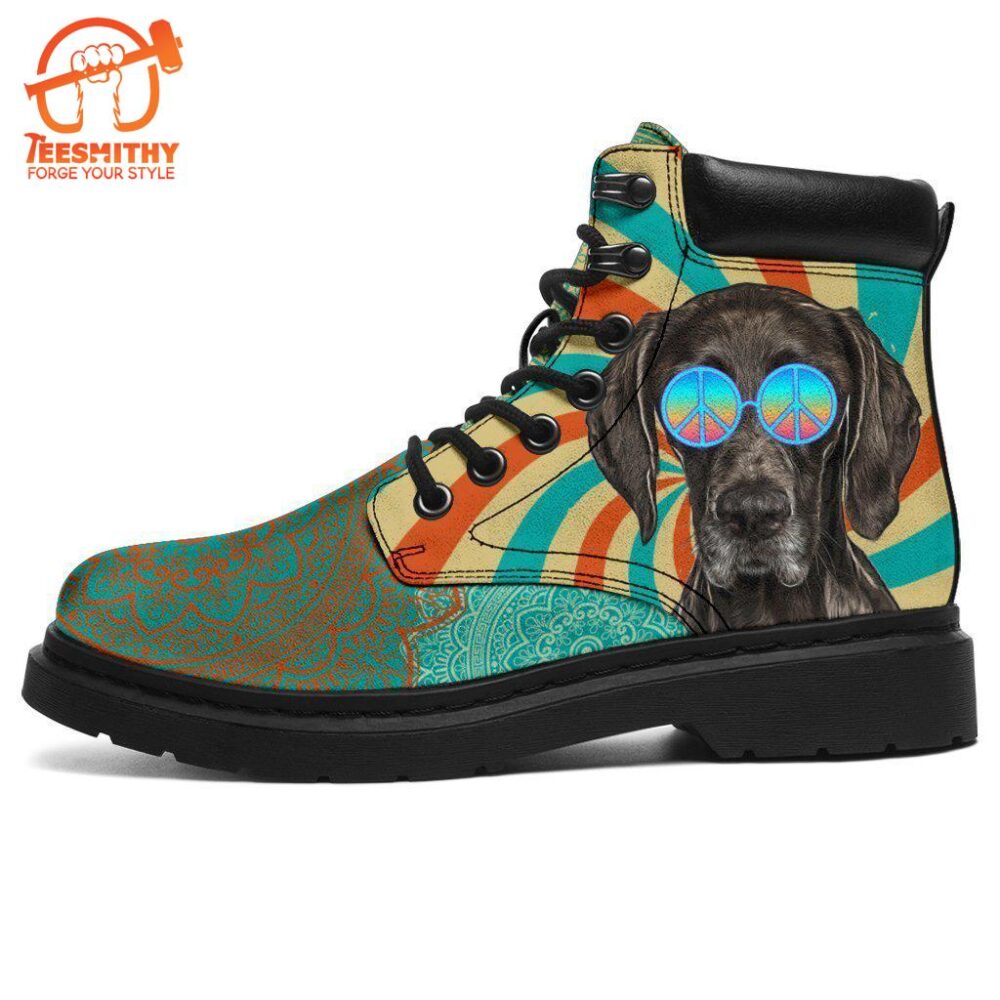 Pointer Boots Hippie Style Shoes Funny