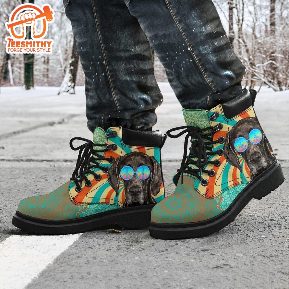 Pointer Boots Hippie Style Shoes Funny