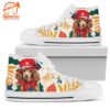 Poodle Dog Sneakers Women High Top Shoes Funny