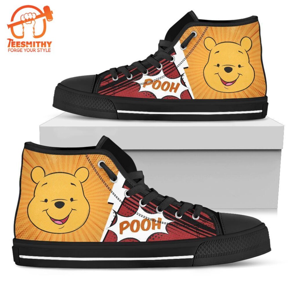 Pooh Sneakers Winnie The Pooh High Top Shoes Fan