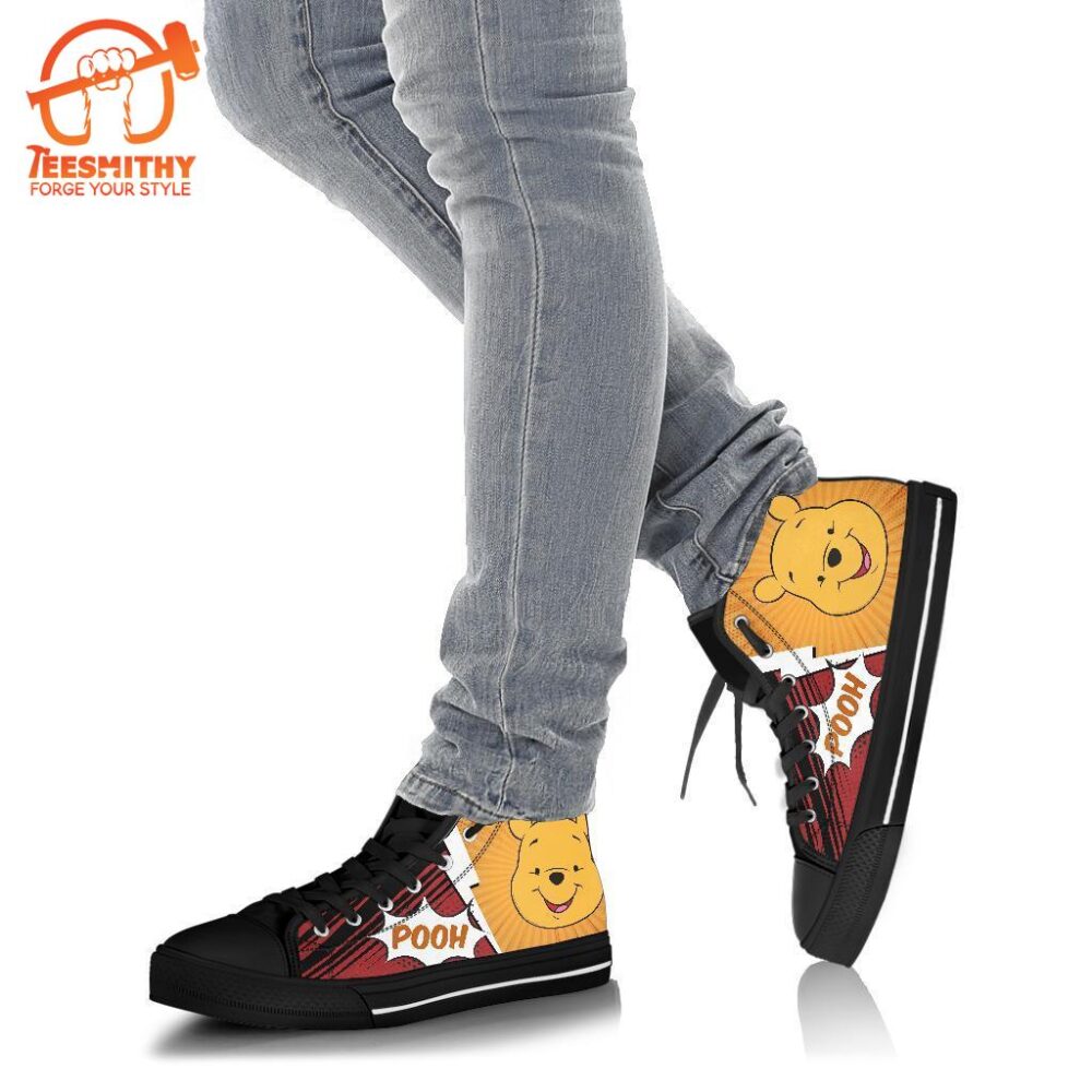 Pooh Sneakers Winnie The Pooh High Top Shoes Fan