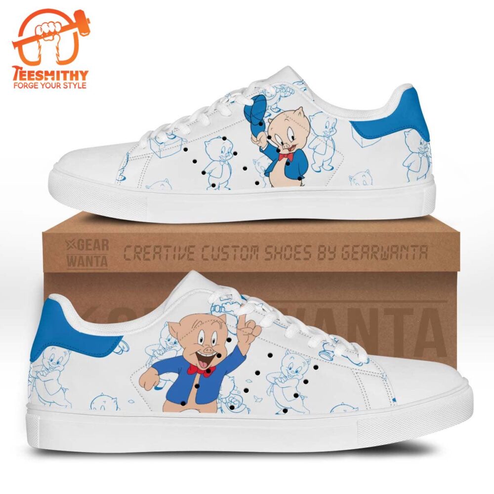 Porky Pig Stan Smith Shoes For Kid