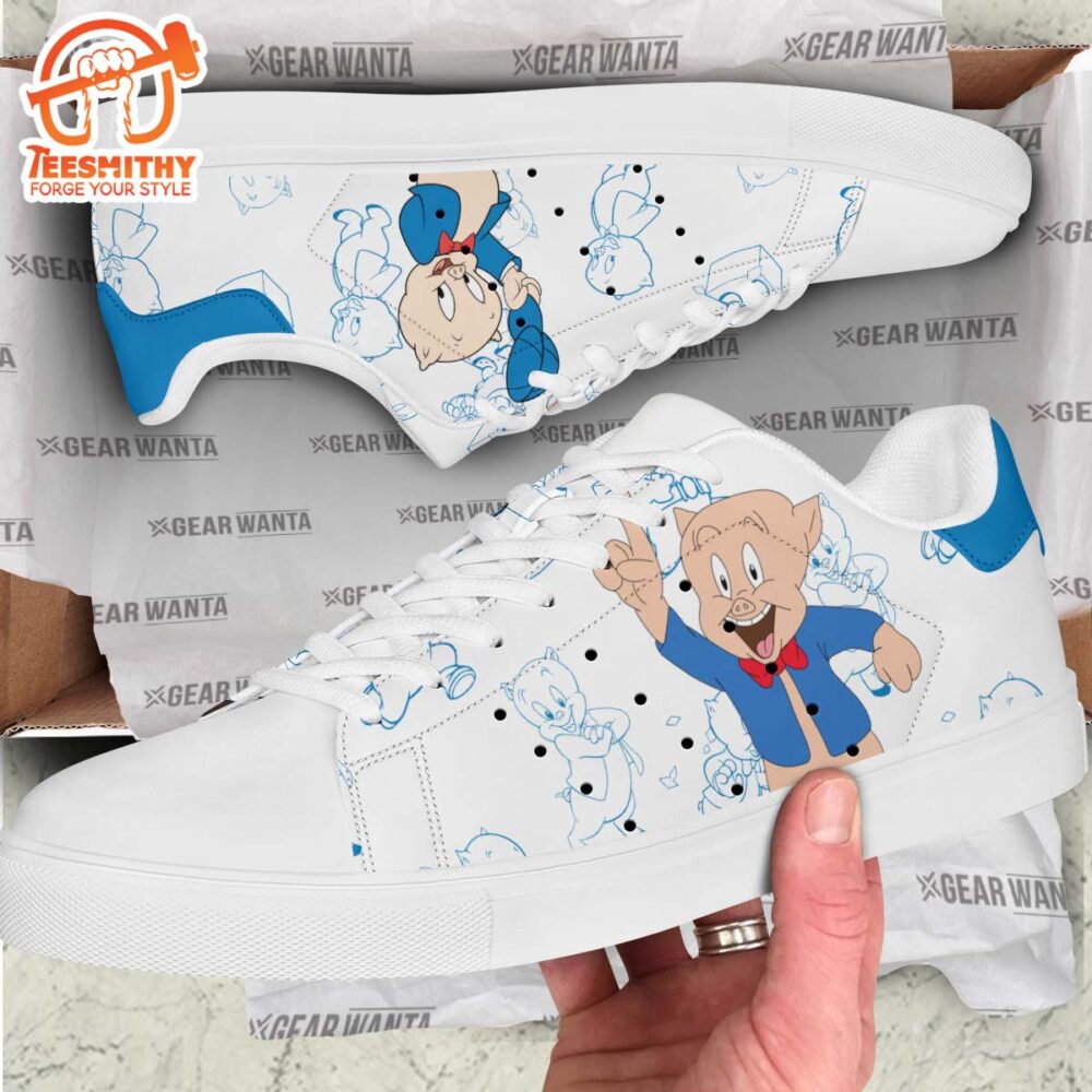 Porky Pig Stan Smith Shoes For Kid