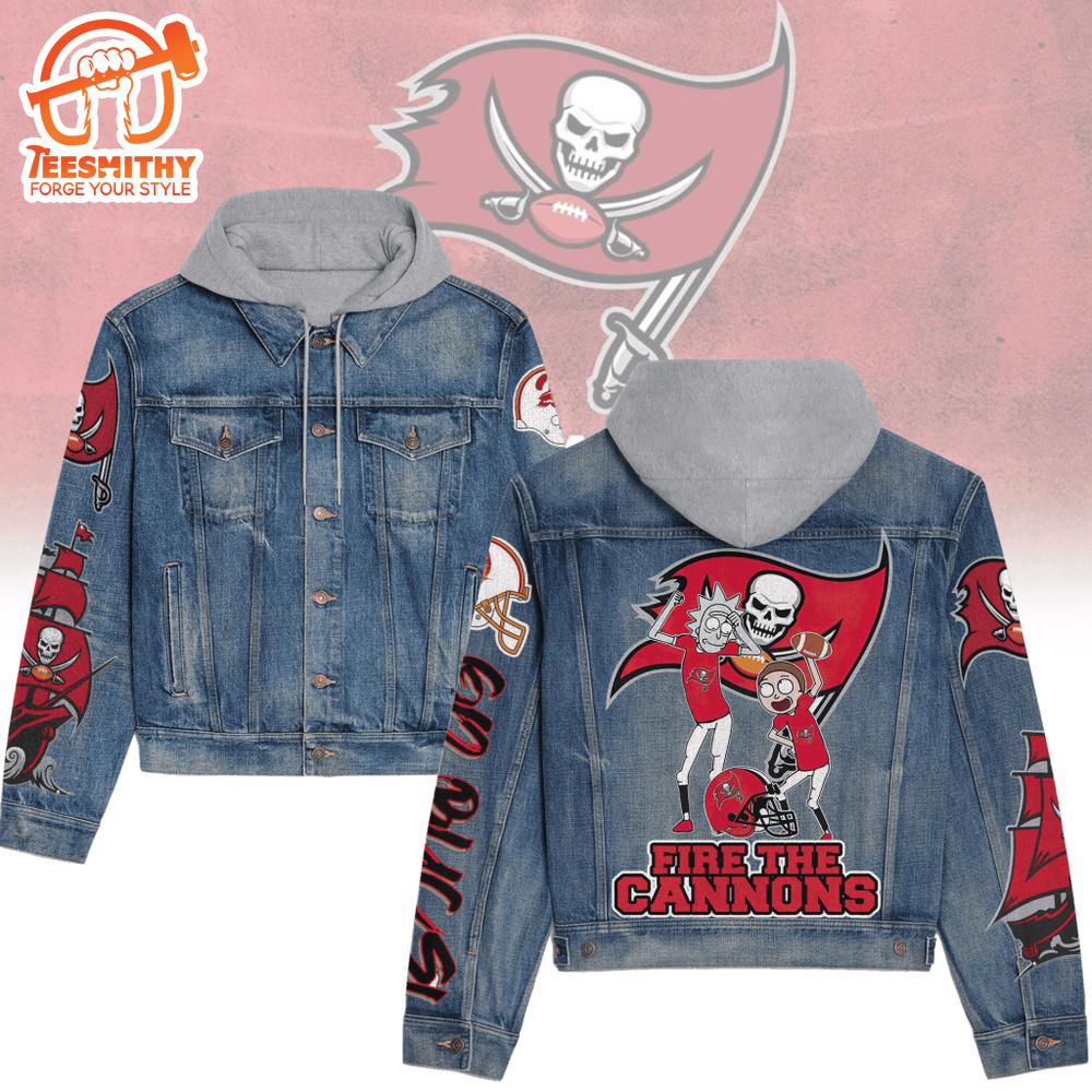 Premium Hooded Denim Jacket – Tampa Bay Buccaneers Fan Apparel