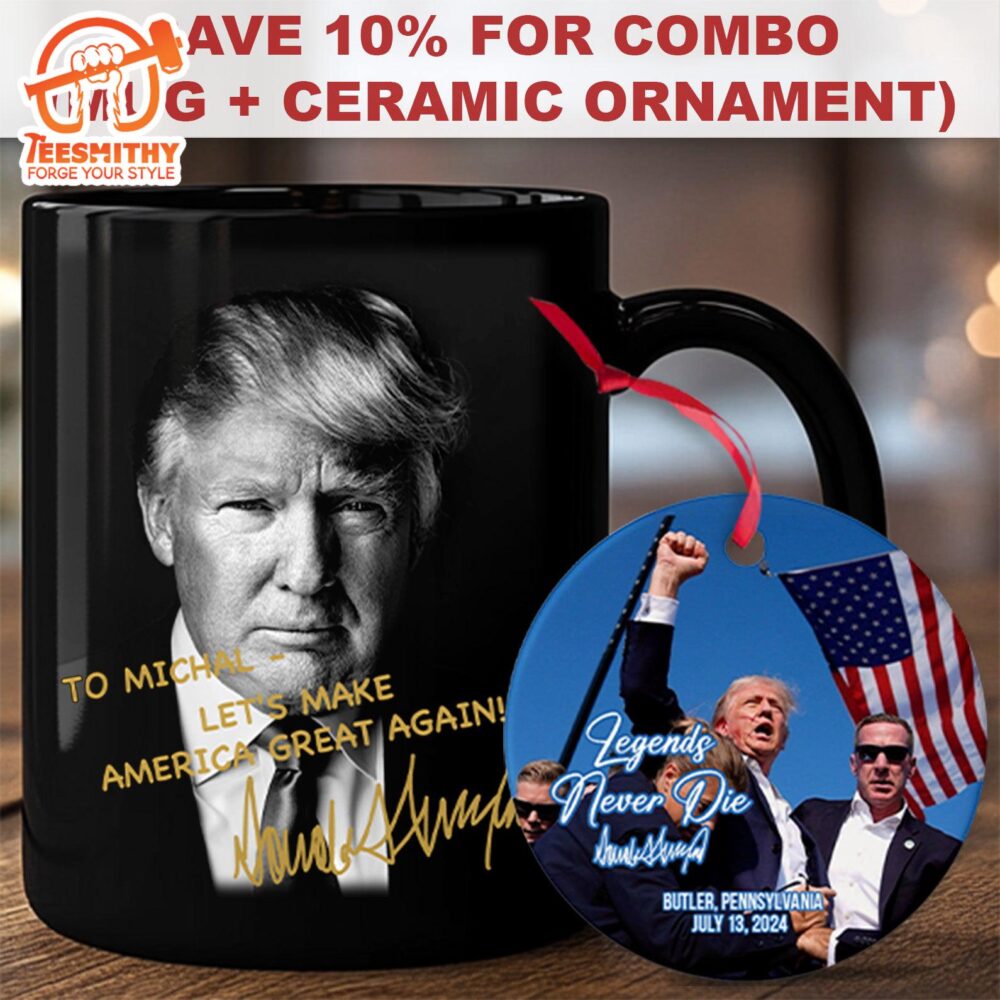 President Donald Trump Autographed Mug