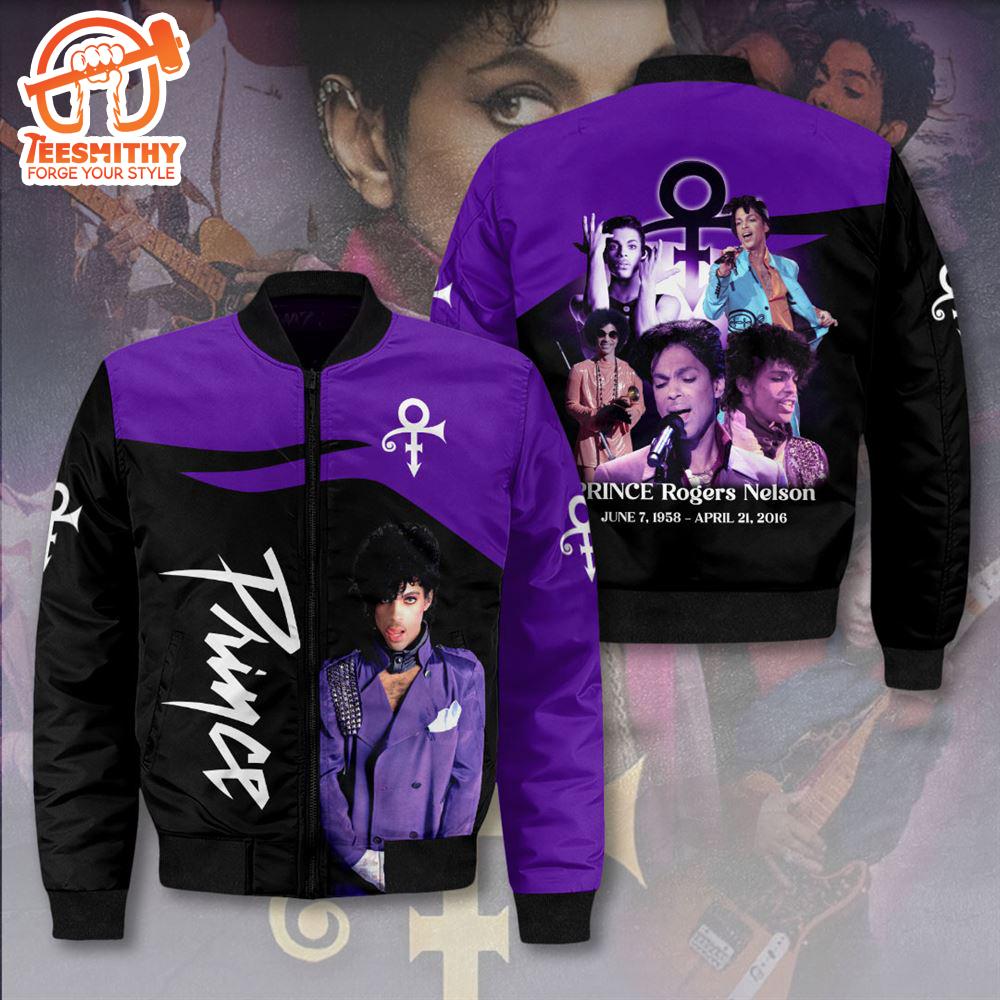 Prince 3D Bomber Jacket Gift Christmas