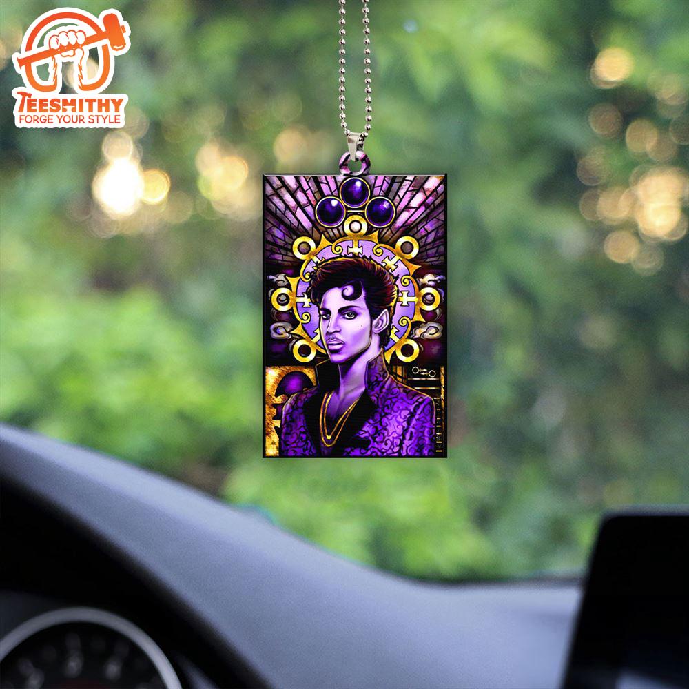 Prince Custom Shape 1-sided Acrylic Car Ornament Gift For Xmas