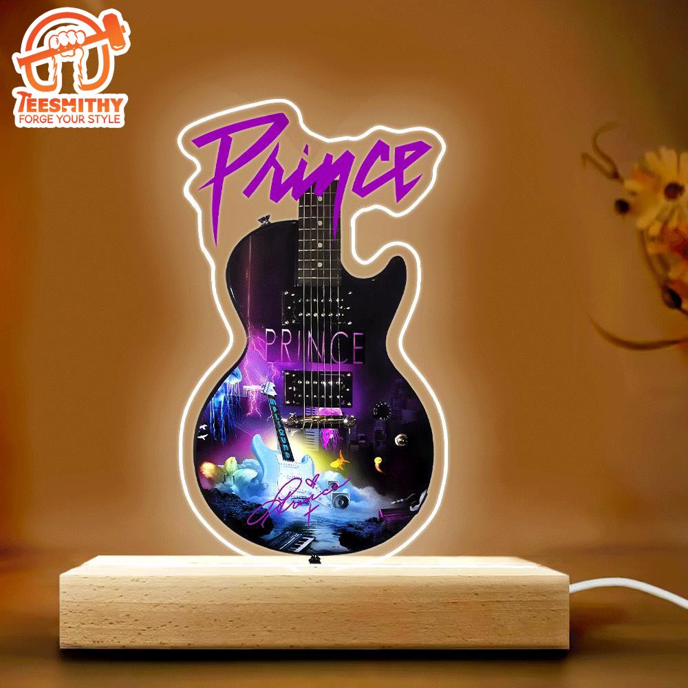 Prince Led Light With Wooden Base Gift Christmas