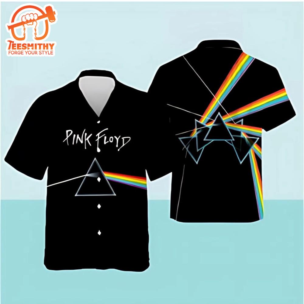 Prism Spectrum Pink Floyd Hawaiian Shirt