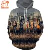 Pubg – Game Playerunknown’S Battlegrounds Characters Brown All Over Print Hoodie