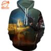 Pubg – Game Playerunknown’S Battlegrounds Dark Blue All Over Print Hoodie