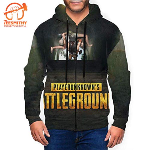 Pubg – Game Playerunknown’S Battlegrounds Indigo All Over Print Hoodie