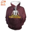 Pubg – Game Playerunknown’S Battlegrounds Red All Over Print Hoodie