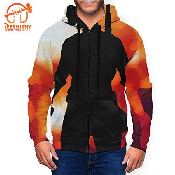 Pubg – Game Playerunknown’S Battlegrounds Red And Black All Over Print Hoodie