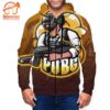 Pubg – Game Pubg Cartoon Brown Zipper Jacket All Over Print Hoodie