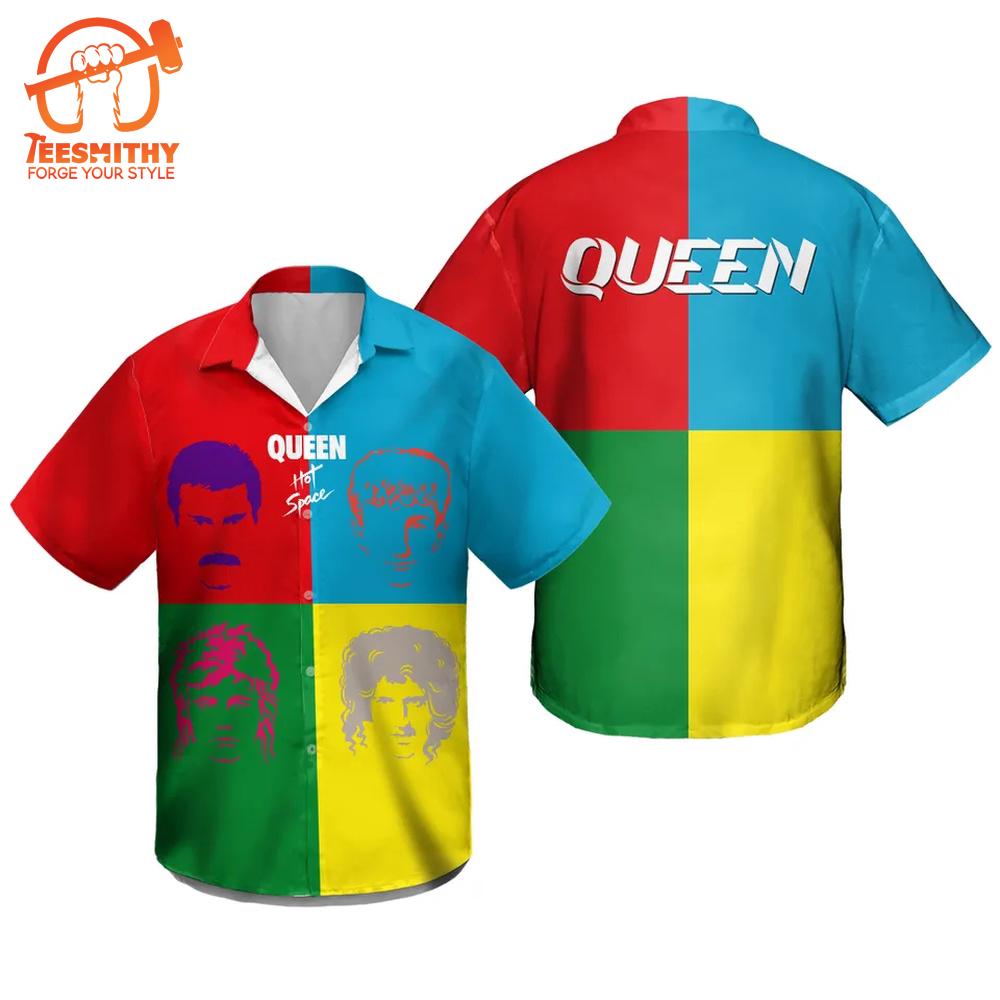 Queen Hot Space Hawaiian Shirt