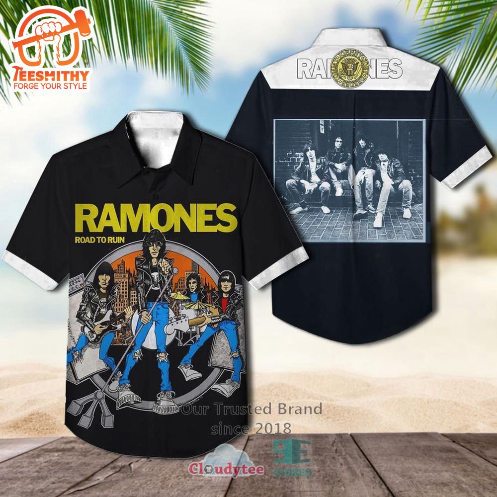 Ramones Road to Ruin Hawaiian Shirt