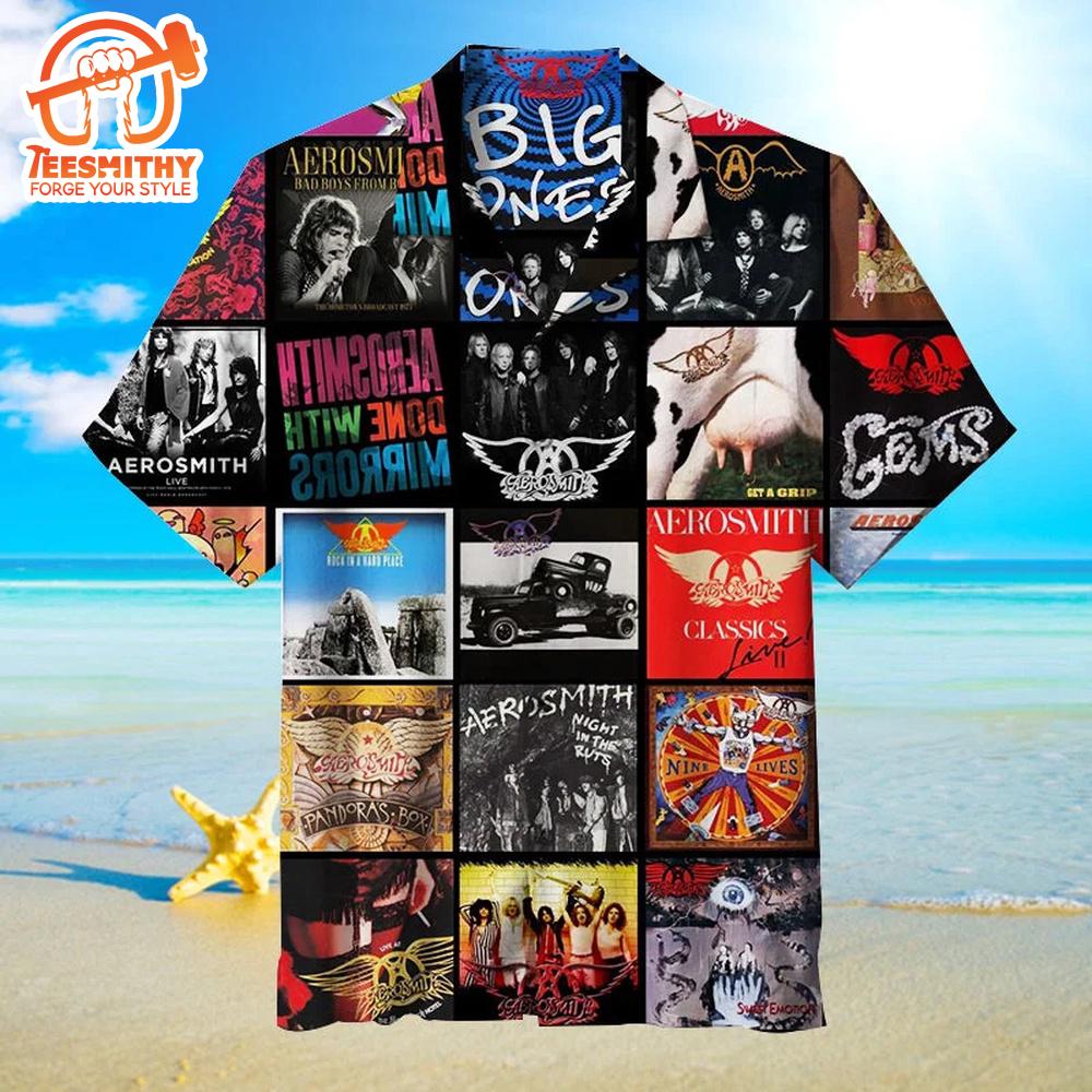 Ramones Rock Legends Album Collage Hawaiian Shirt