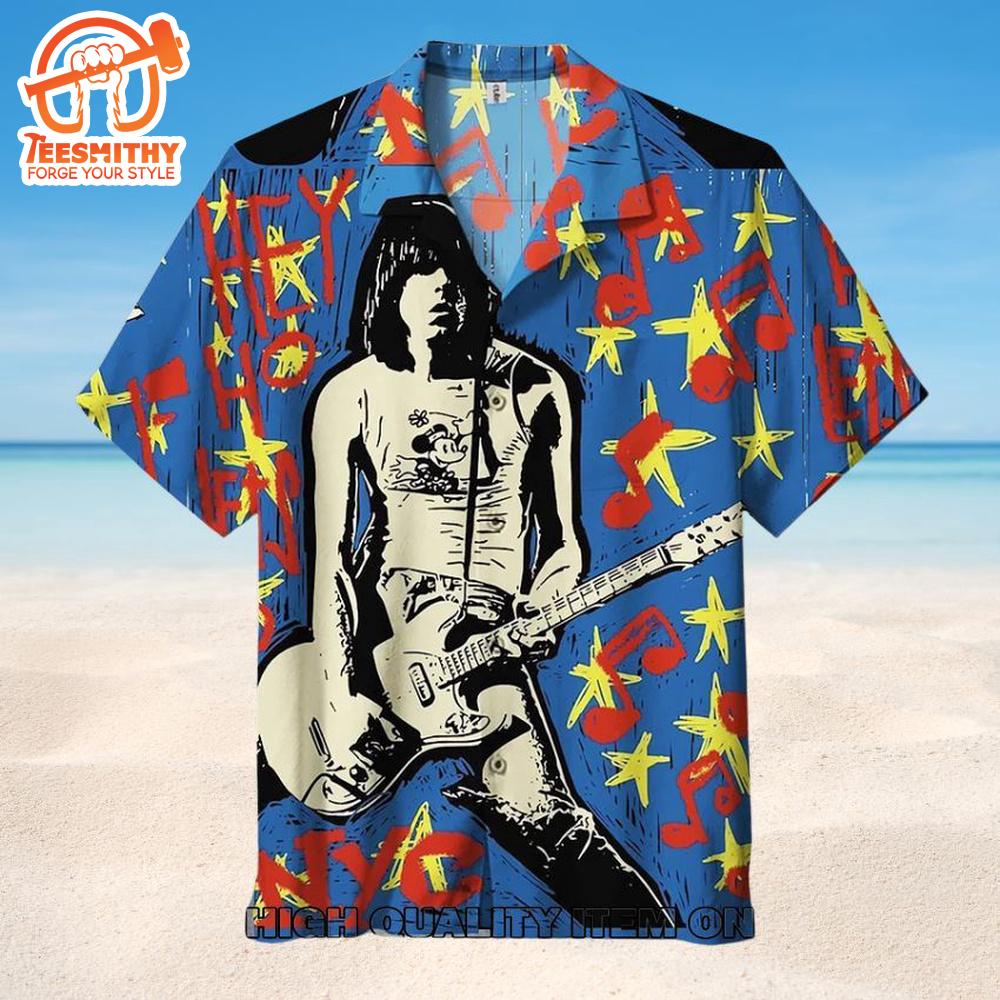 Ramones Rock Star Performance Hawaiian Shirt