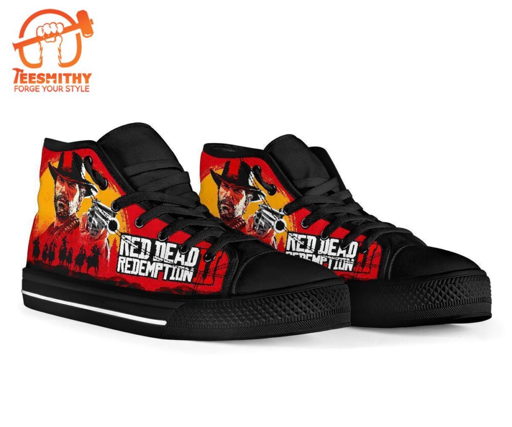 Red Dead Redemption II Sneakers Custom High Top Shoes For Fans