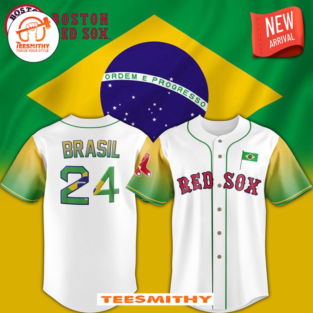 Red Sox Brazilian 2024 Celebration Baseball Jersey