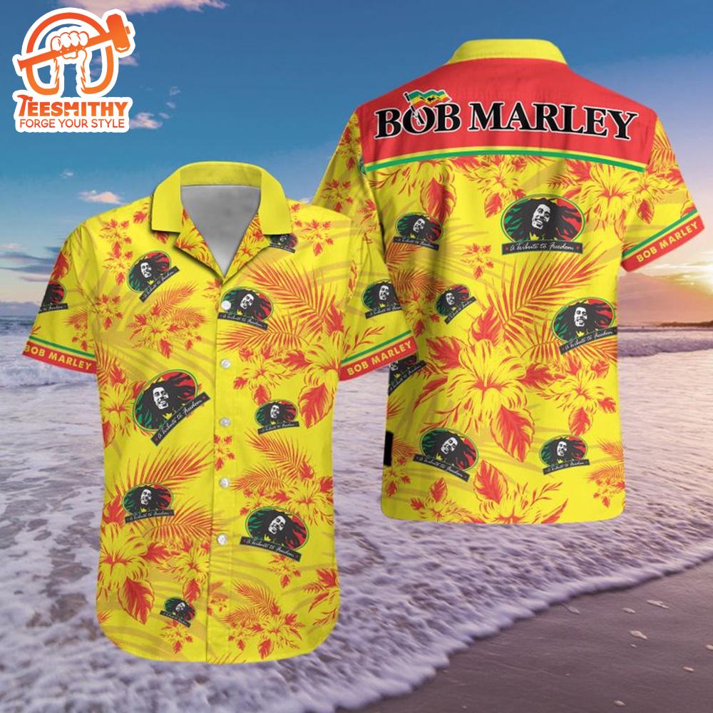 Reggae Legend Bob Marley Hawaiian Aloha Shirts