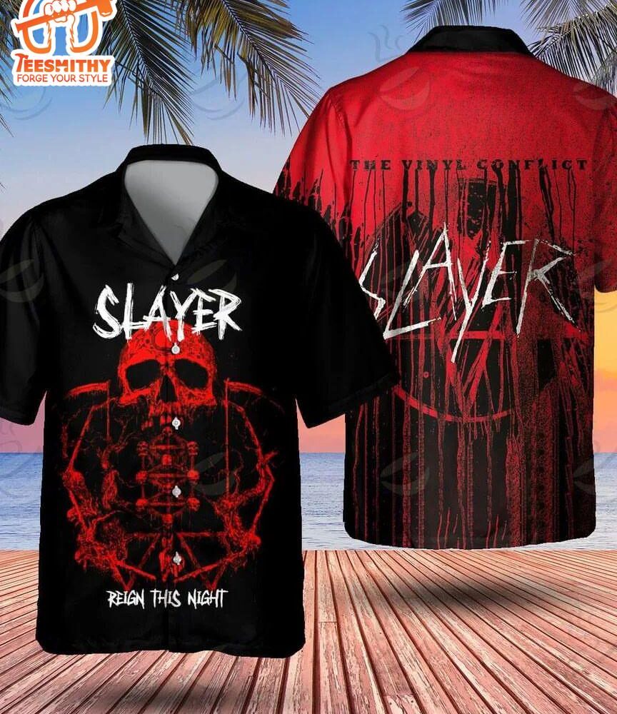 Reign in Blood Slayer Men’s Hawaiian Shirt