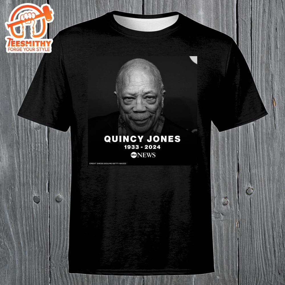 Rip Quincy Jones 1933-2024 Unisex T-shirt