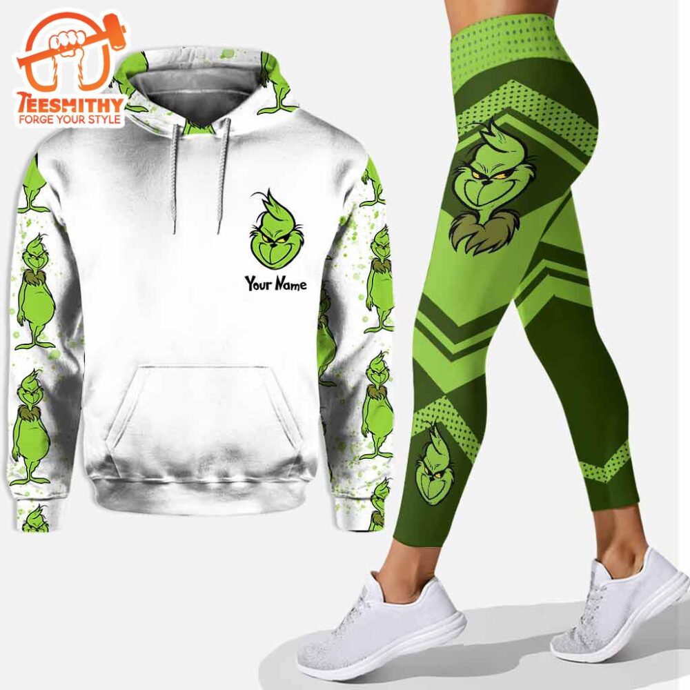 Rock Paper Scissors I Win – Personalized Grinch Hoodie and Leggings DN100 9631676629278