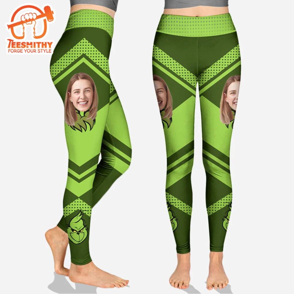 Rock Paper Scissors – Personalized Grinch Christmas Hoodie and Leggings