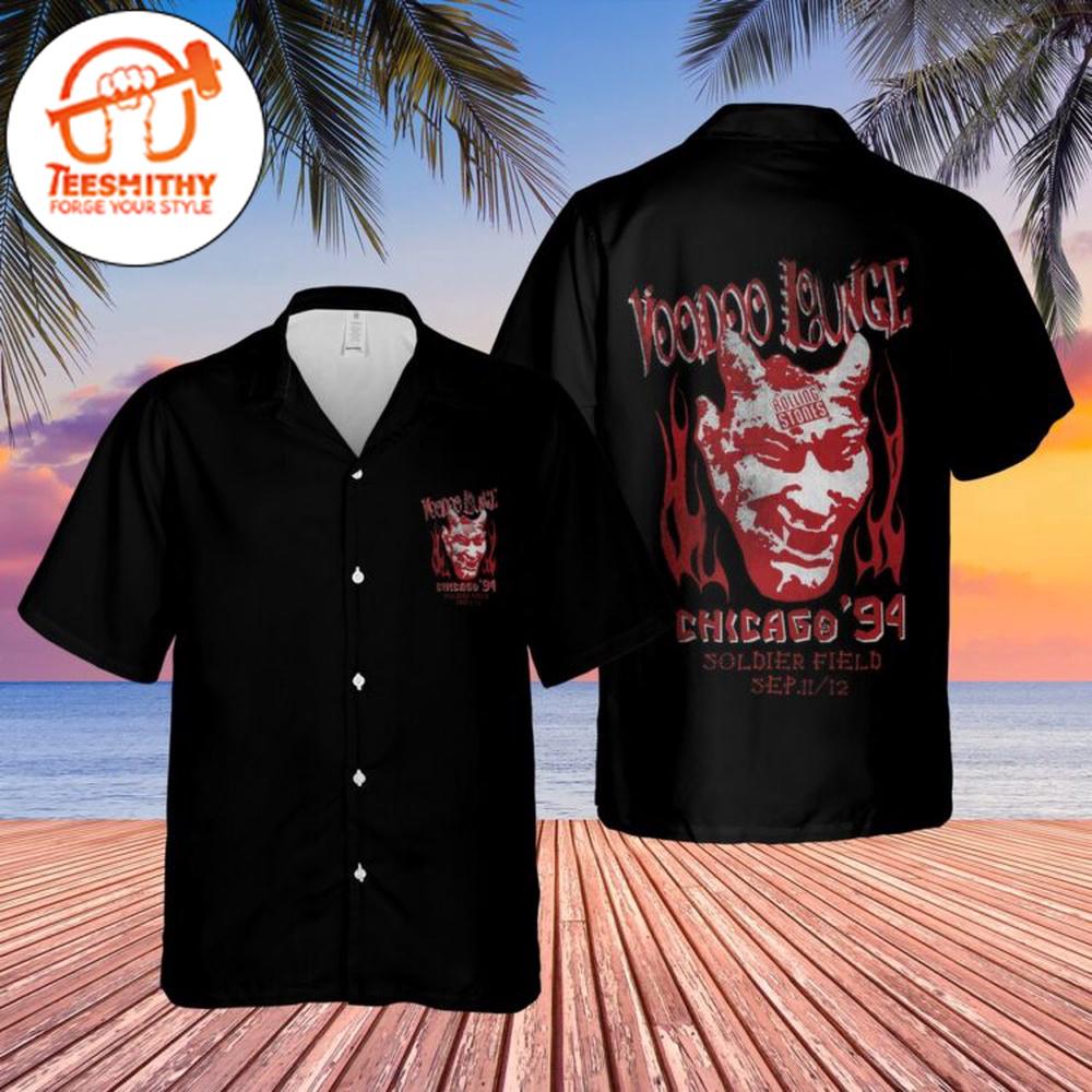 Rolling Stones Voodoo Lounge Chicago ’94 Hawaiian Button Up Shirts