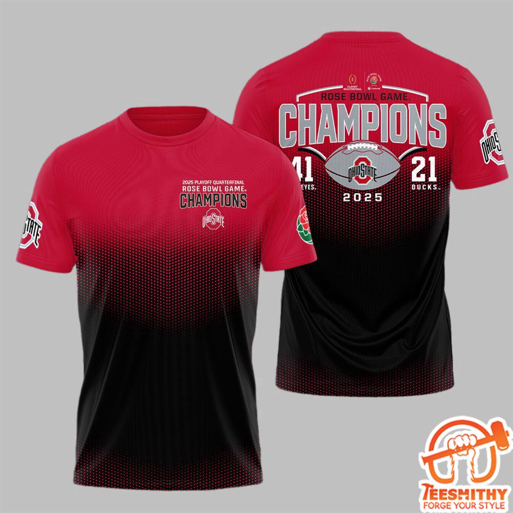 Rose Bowl Game Champions 2025 Ohio State Shirt