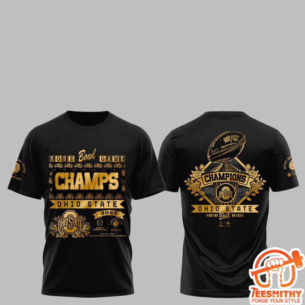 Rose Bowl Game Champs Ohio State 2025 Shirt