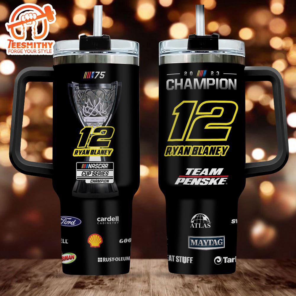 Ryan Blaney x Team Penske 40oz Stanley Tumbler Christmas Tumbler 40OZ