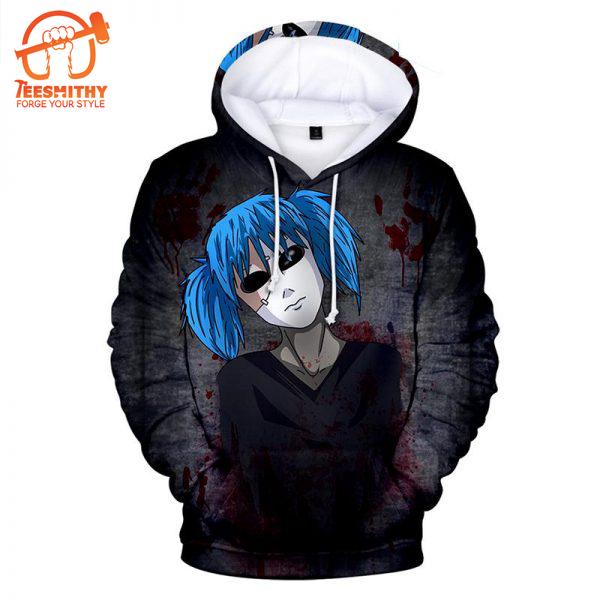 Sally Face – Sally Face Game Series Bloodiness Sally Face Mask All Over Print Hoodie