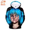 Sally Face – Sally Face Game Series Game Terror Sally Face All Over Print Hoodie