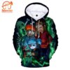 Sally Face – Sally Face Game Series Sally Face Larry All Over Print Hoodie